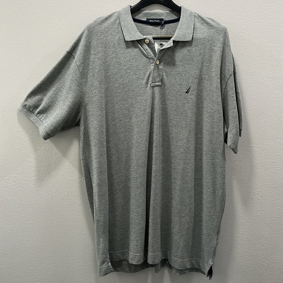 Nautica Stain Resistant Men's Polo Shirt Two Button Front - Picture 10 of 10